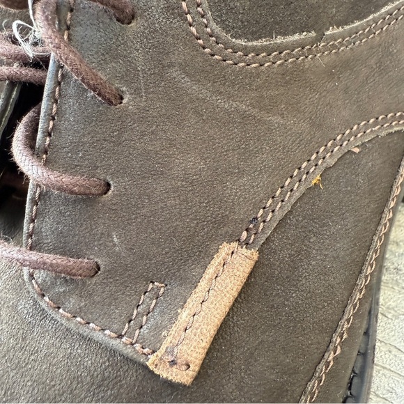 Clarks Denton Dane Dark Brown Leather Wingtip Oxfords Size 10M - Picture 6 of 15